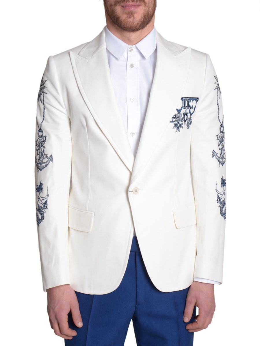ALEXANDER McQUEEN LEGENDARY CREATURE COTTON JACKET