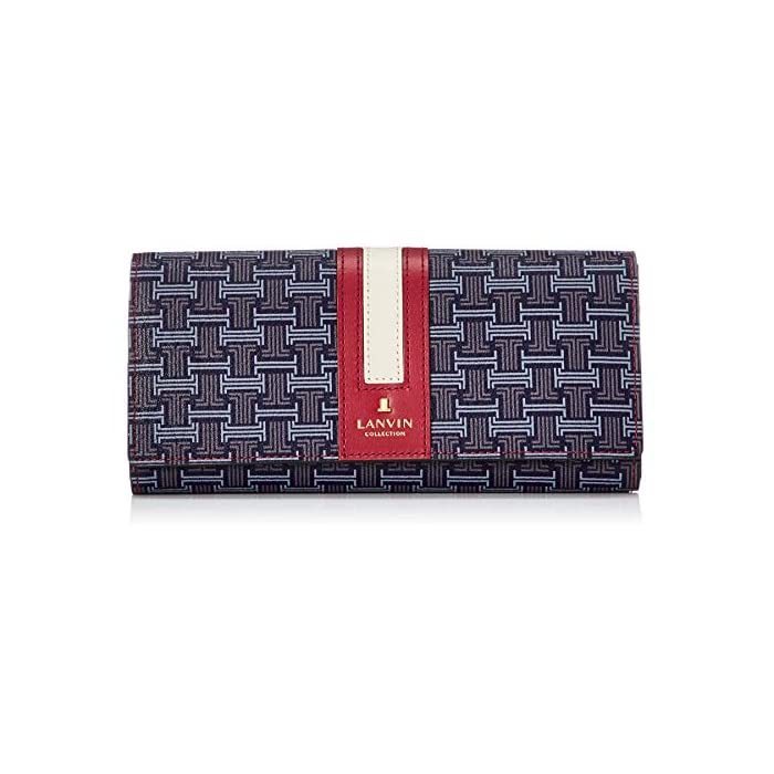 [Lan Ban Collection] Long Wallet Feria Perth Navy / Red