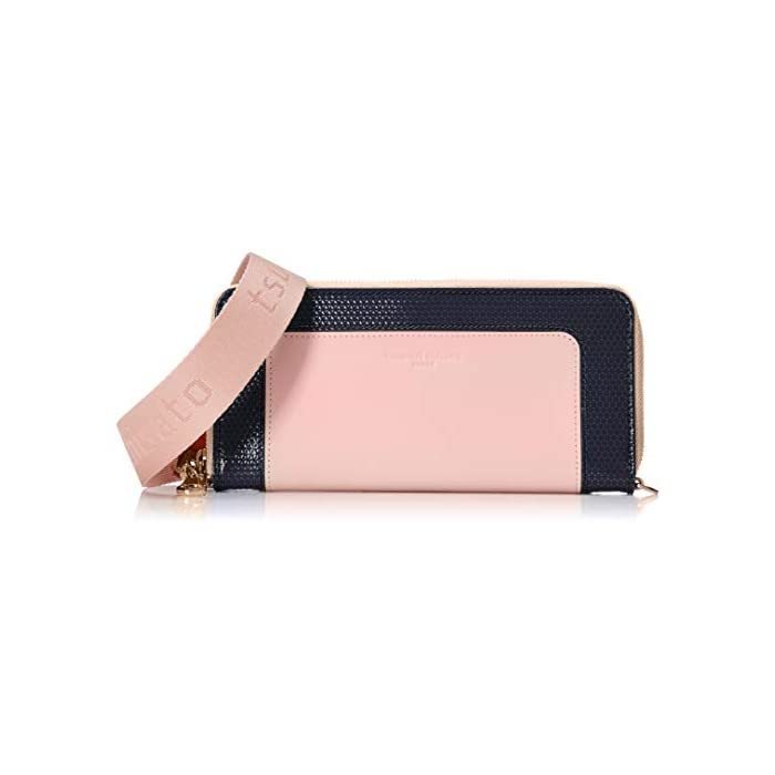 [Chisato Tsumori] Long Wallet Women's Round Fastener Wallet Shoulder Prism Black