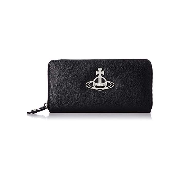 [Vivian Westwood] Round Fastener Wallet Annie Black [Parallel Imported Product]