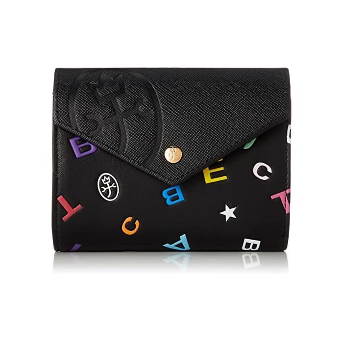 [Castelba Jack] Bi -Fold Wallet CB Lila Accessories Ladies Black