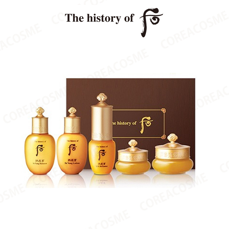 The history of whoo Gongjinhyang 5pcs Kit / Inyang Balancer,Lotion,Essence,Cream,EyeCream