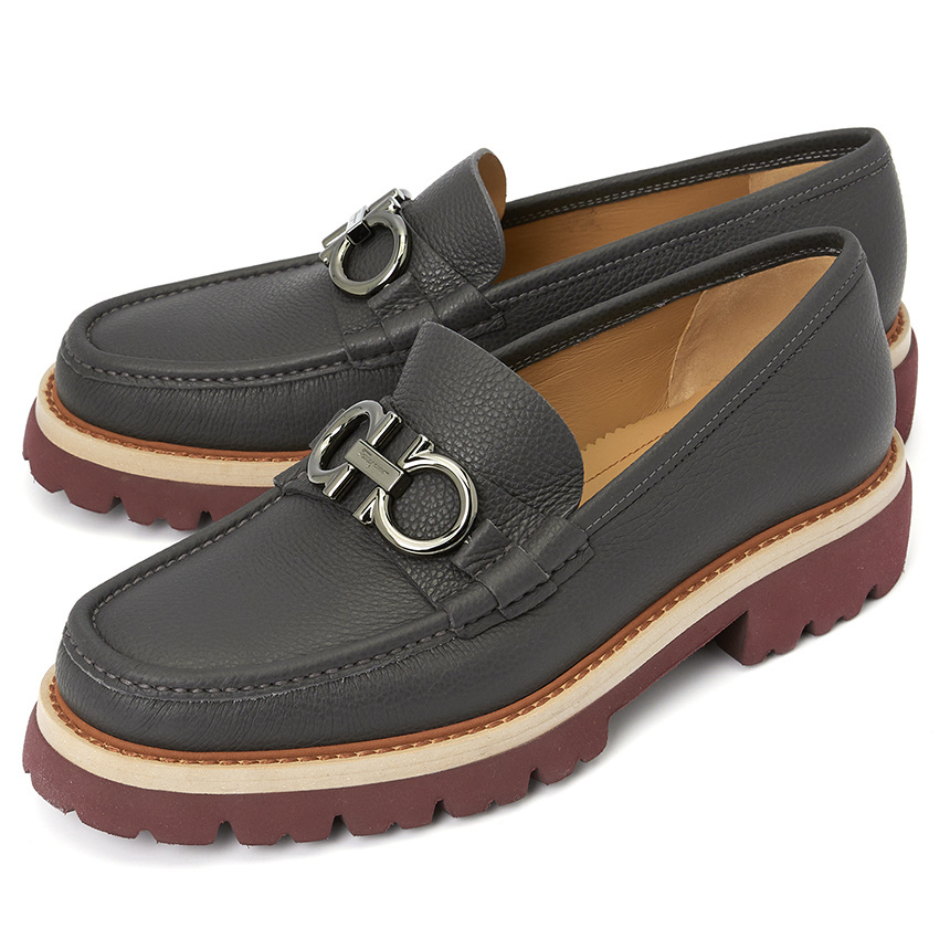[FERRAGAMO] BLEECKER 1 STROMBOLI 0757751 Man Loafers (Foot Width EEE)