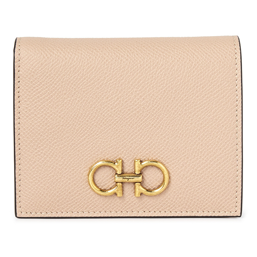 [FERRAGAMO] Gancini 22 D780 AMARETTI 0752759 Woman Short Wallet