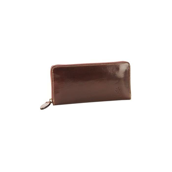 [Albero] Old Madras Long Wallet Round Fastener Unisex Bar Gundie AL