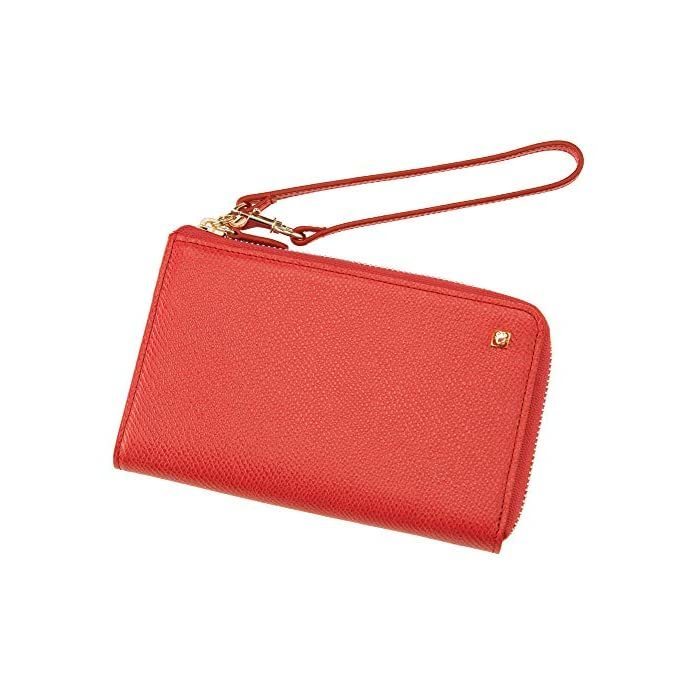 Kigris Women s Smartphone Compatible Medium Wallet Walletch (L-shaped round fastener) ■