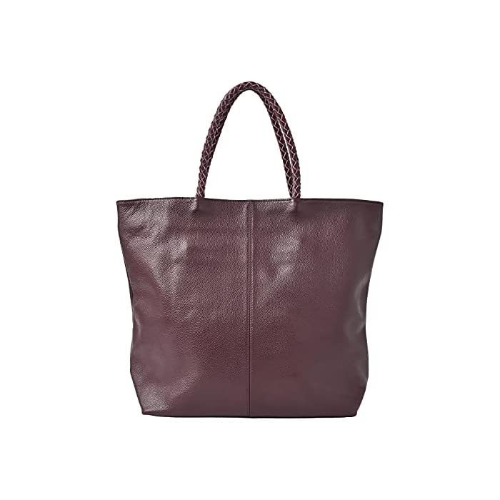 [NOROR FAVILE] Book Leather Tote Bag Women's Leather Leather A4 Big Big Big Big Travel Rochell