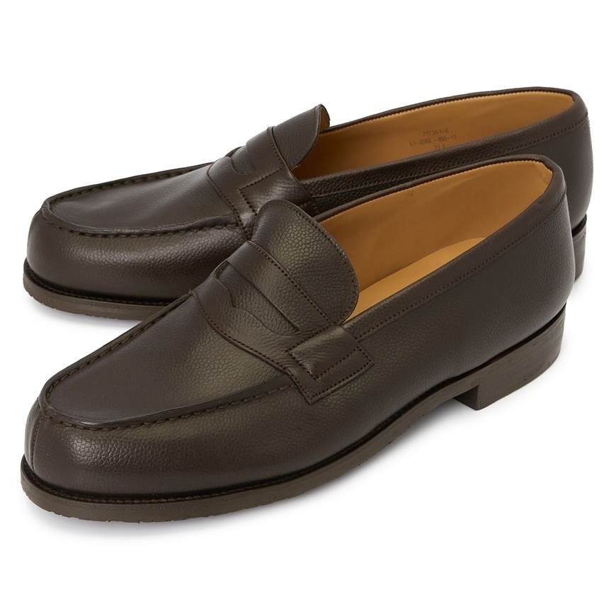 J.M. WESTON[J.M. WESTON] 180 1141GAE1801T E DARK BROWN Man Loafers (Foot Width E)