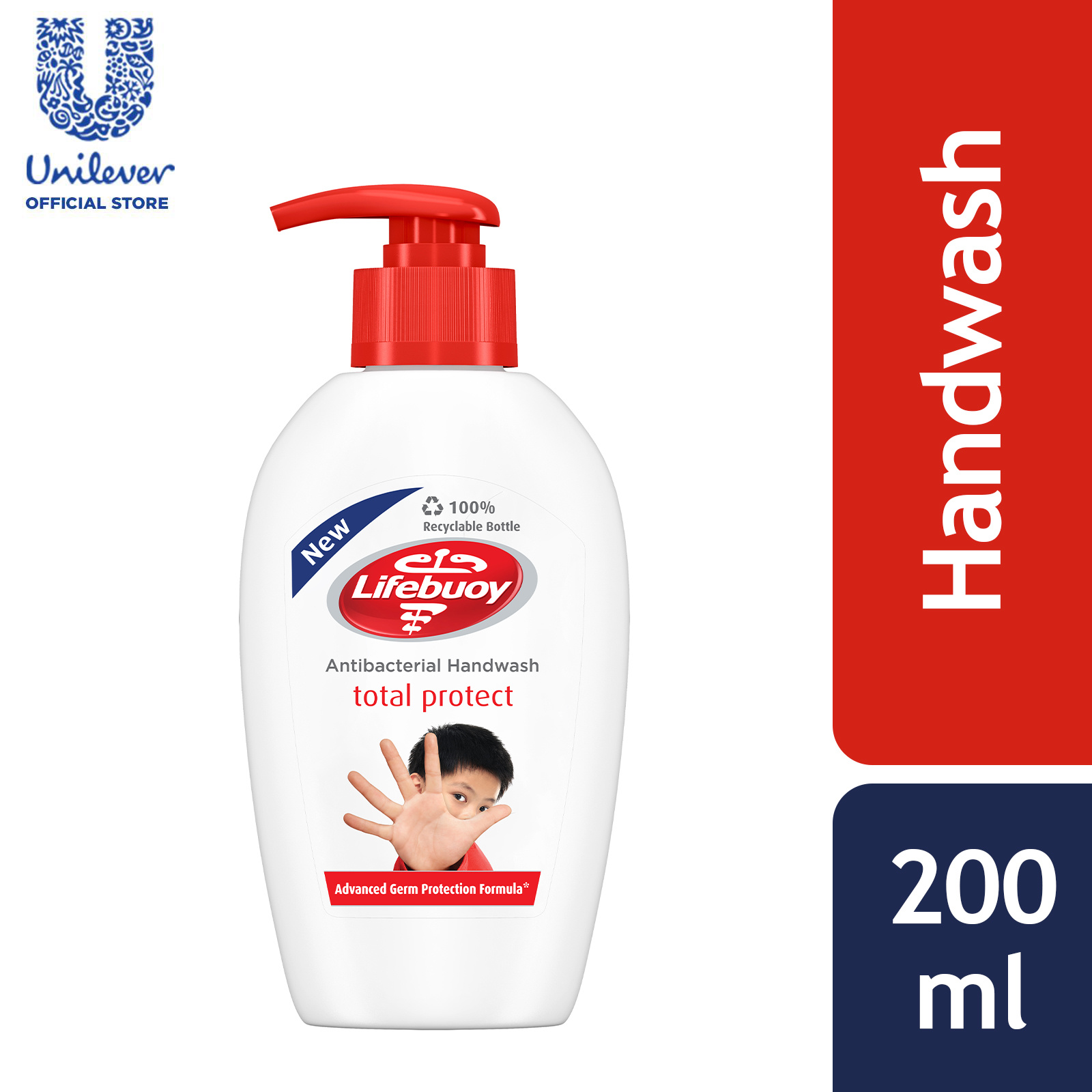 [Lifebuoy] Total Protect Anti-Bacterial Hand Wash 200ml