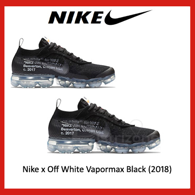 Nike x Off White Vapormax Black (2018) (Code: AA3831-002)