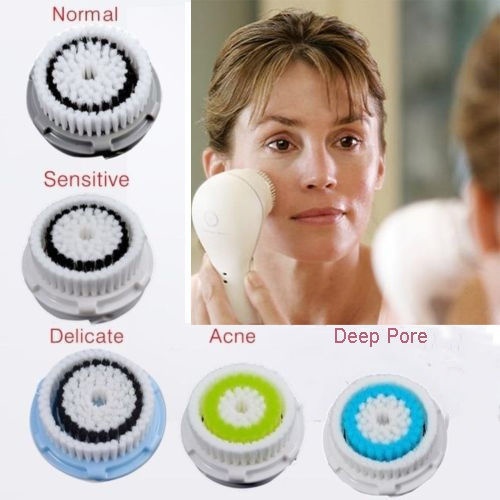 Brush head/skin 1 Pcs Compatible Replacement Brush Heads Facial Cleansers Brush Head for Acne Cleani