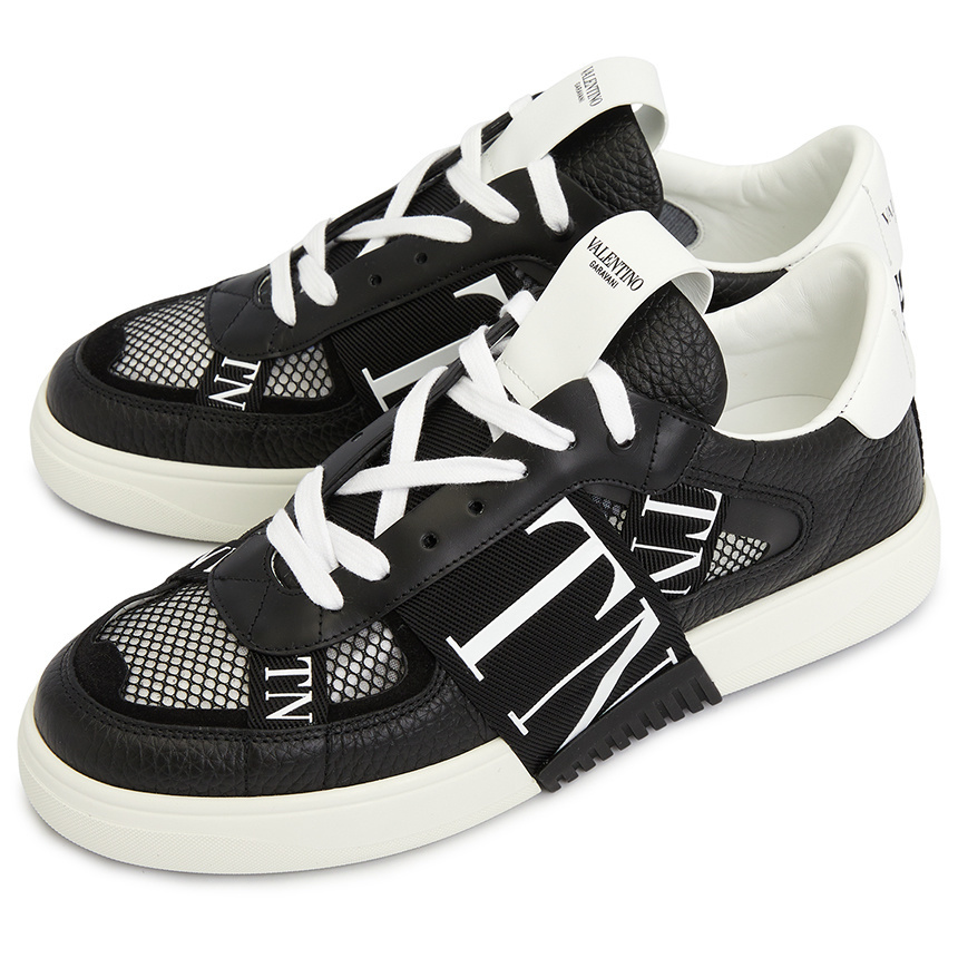 [VALENTINO] Logo Band S0C58SWF 0NI Man Mesh Sneakers