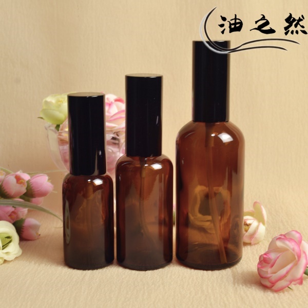 Bottling/Oil 30ml50ml100ml oil press ultra fine mist spray bottle brown glass-DIY water bottle