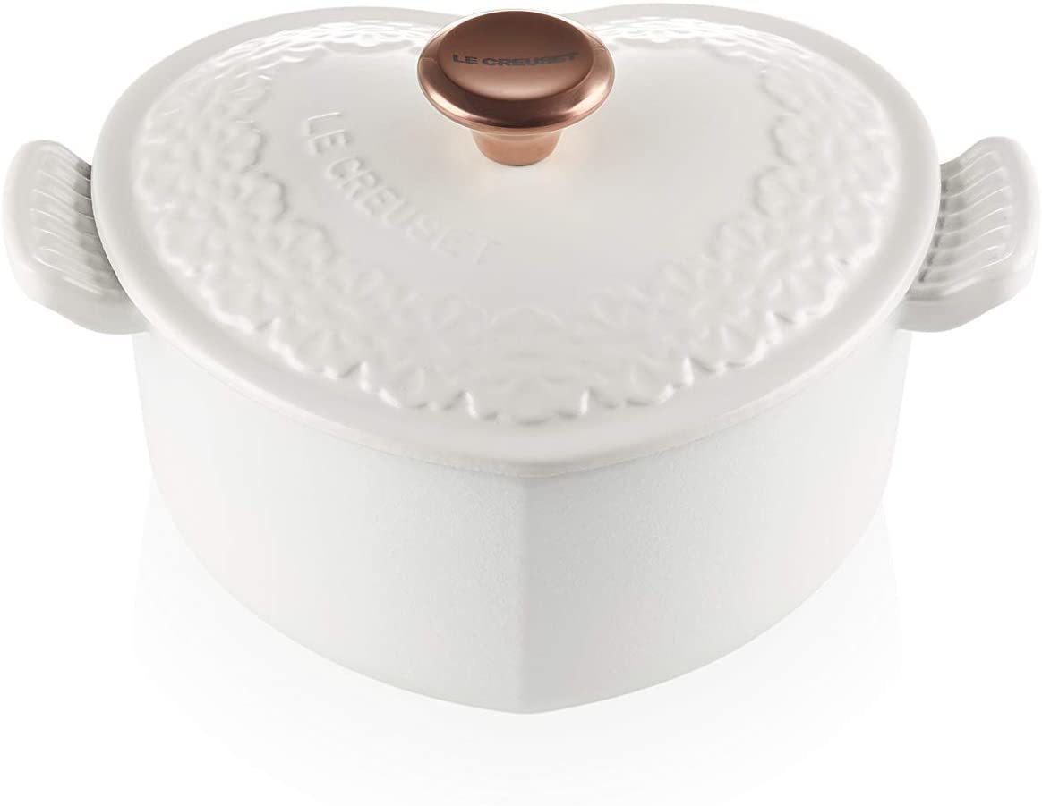Japan Direct Delivery LE CREUSET Kokotto Muru Lace Relief Cotton (Copper Handle)