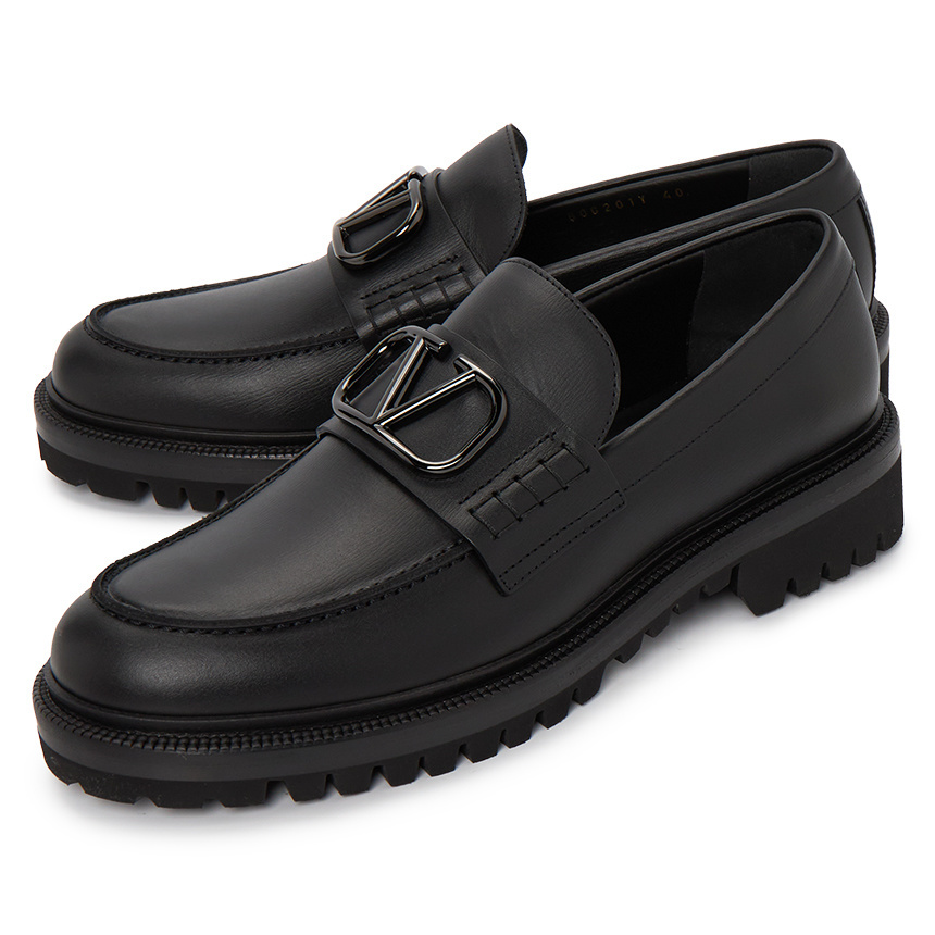 [VALENTINO] V Logo Signature S0G20PEW 0NO Man Loafers