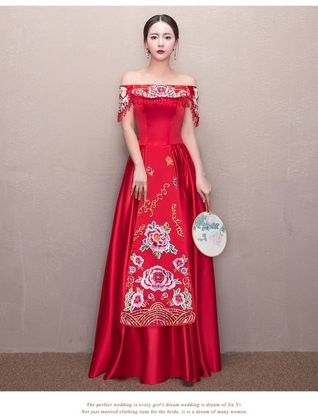 cheongsam Chinese style evening dress chinese traditional dress