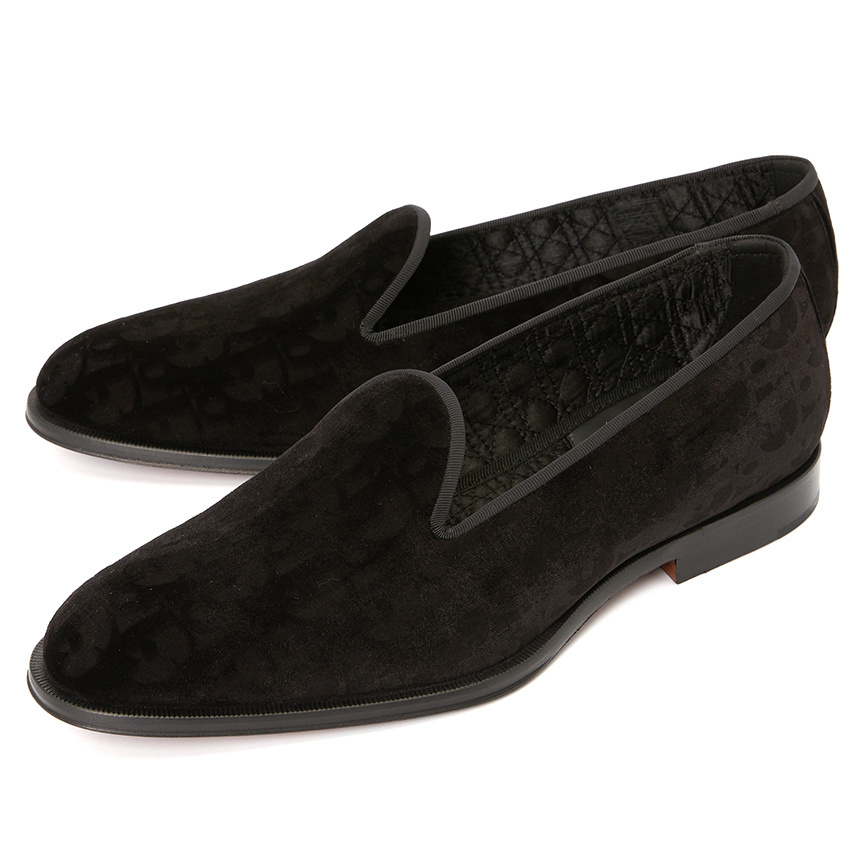 Dior HOMME[DIOR HOMME] Dior Timeless Oblique 3LO121ZKA 969 Man Velvet Loafers