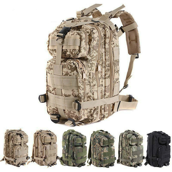 US Army 3P Tactical Backpack Outdoor Travel camping Riding Hiking Double-shoulder Pack Bag 7 colors