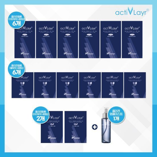 actiVlayr premium collagen film 24 times use