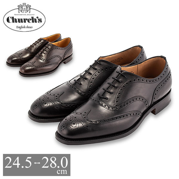 Church Church s CHETWYND Chetwynd Wing Tip Leather Shoes Men's Leather Shoes Cowhide Calf Men's Lace-up Calf Leather EEB007