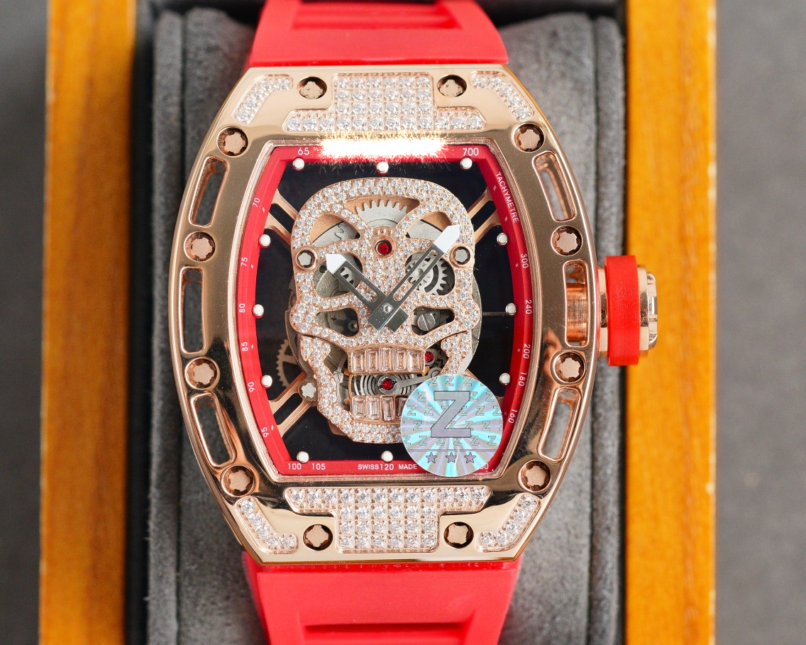 Light Jewelry Luxury Moissanite Diamond Iced Out Gold Plated Stainless Steel Quartz Men Wrist Watch