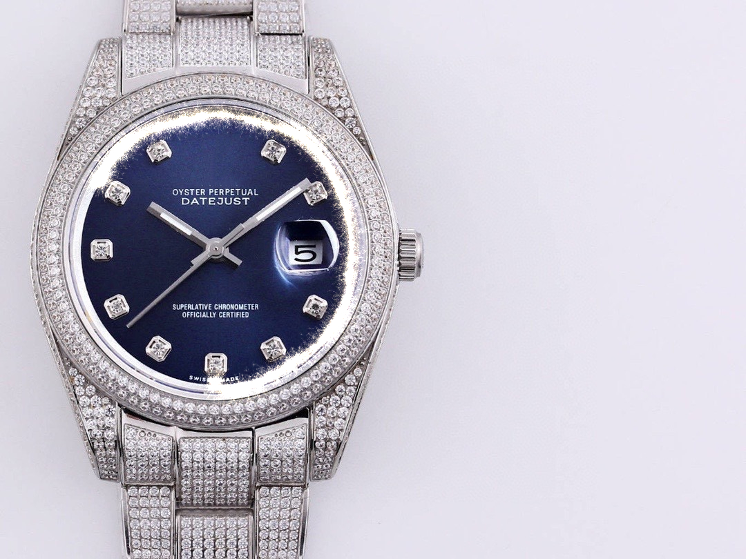 18k Gold Buss Down Watch Men Luxury Diamond Iced Out Watches Top Brand Luxury High Quality Male Quartz Watch