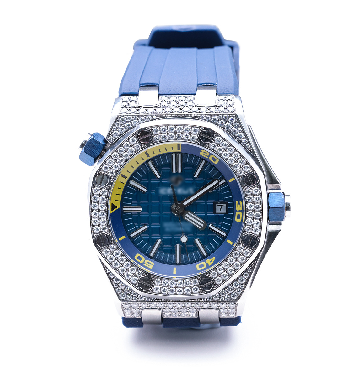 Luxury Brand Watch Processing Custom Iced Out Moissanite Diamond Watch