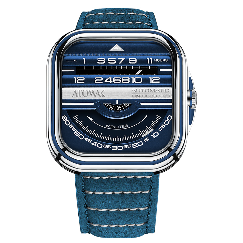 Atowak Windows Pro Funky High-end Gifts Watch Men's Branded Luxury Mechanical 316l Stainless Steel Large Dial Wristwatches