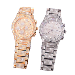 Medboo Square Bling Bling Inlay Hip Hop Custom Jewelry Modification Iced Out Luxury Vvs Moissanite Diamond Watch Setting