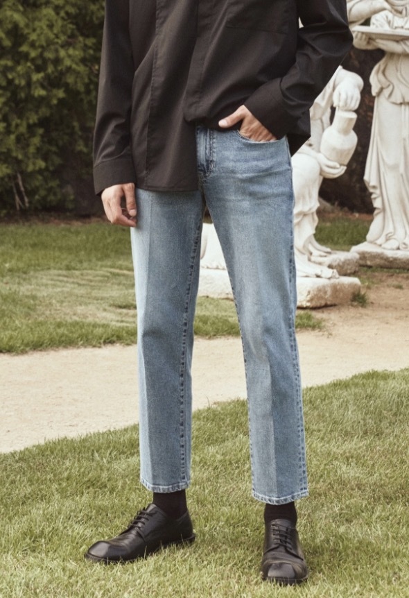 GARMENT LABLE/ Tapered Crop Jeans(2color)