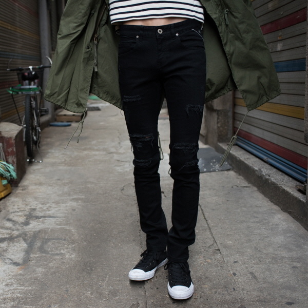 [DCLIP] SLINT BLACK DISTROAD DENIM DCA03MD1210