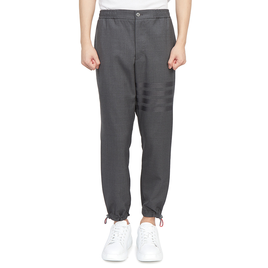 Thom Browne[THOM BROWNE] Bar Stripe MTT030A 06146 025 Man Wool Track Pants