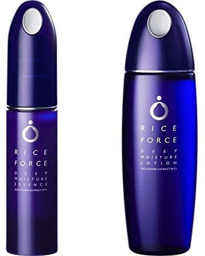 Japan Direct Shipping Rice Force (RICEFORCE) 【Set Purchase】 Rice Force Deep Series Deep Moisture Essence (Medical Moisturizing Essence) Deep Series Deep Moisture Lotion (Medical Moisturizing Lotion)