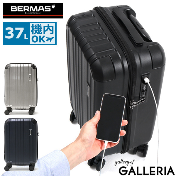 BERMAS[Genuine 1 year warranty] BERMAS suitcase HERITAGE 48c 37L carry-on 1-2 nights travel men 60496