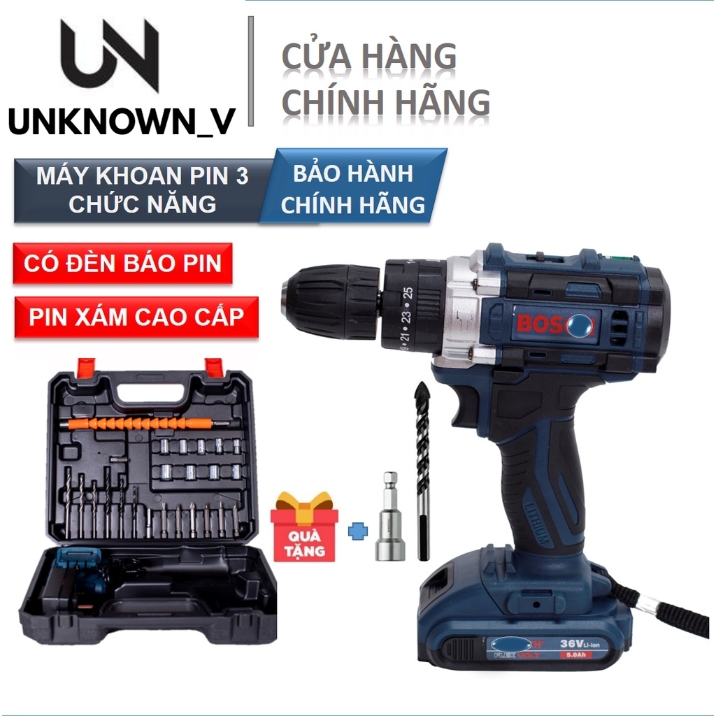 Tuốc nơ vít tác động máy khoan không dây 1288V 2xPin ​​(2023 Thiết kế mới-Nâng cấp) - Hàng có sẵn