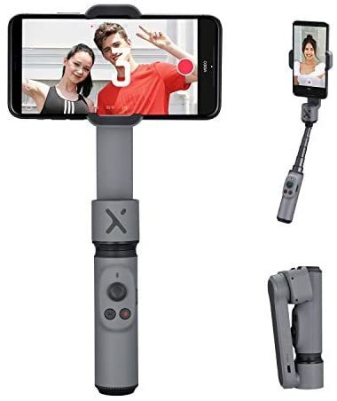 Direct delivery from Japan [Official flagship store] ZHIYUN Smooth X selfie stick gray phone gimbal 2-axis image stabilization 5-step expansion