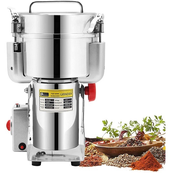 Japan direct delivery CGOLDENWALL 1500g mill 3000W wheat electric powder mill For fine grinding of commercial grains, herbal medicines and spices