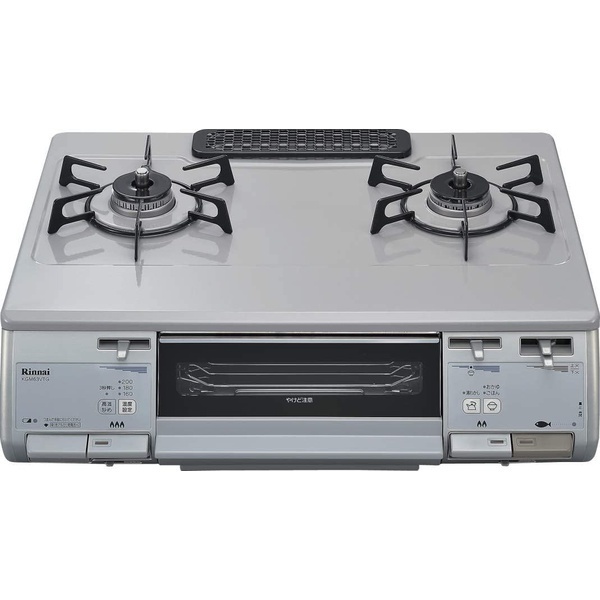 Japan Direct Delivery Rinnai Rinnai Gas Table Waterless Double Sided Roasting LP for Left Strong Fire Gray KGM63VTGL LP